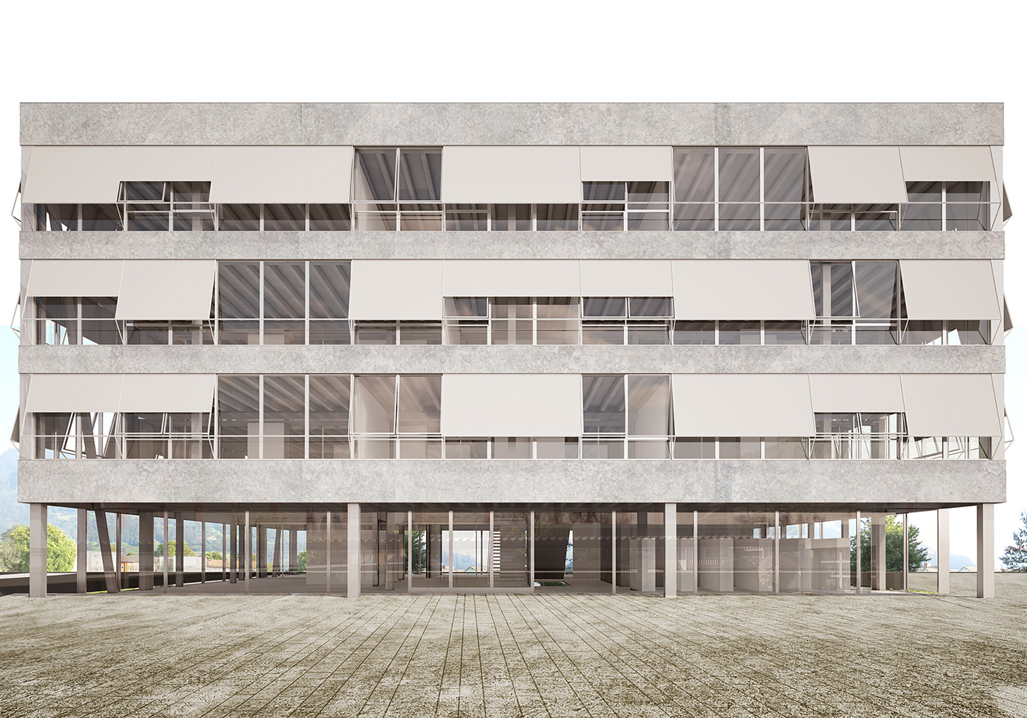 Lovis Architekt*innen Erweiterung Berufsschule Ziegelbrücke