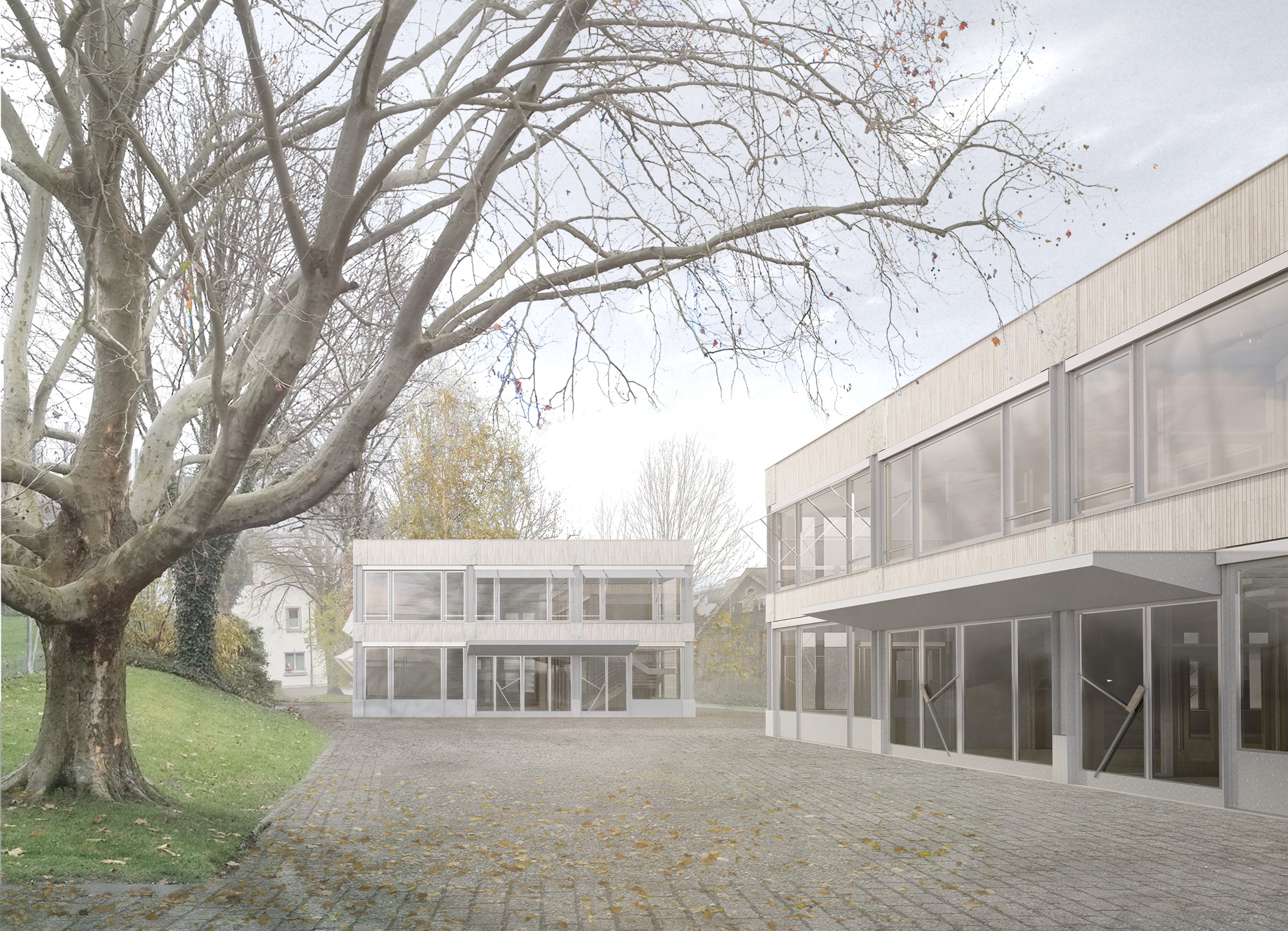 Lovis Architekt*innen Erweiterung Schulanlage Loreto Zug